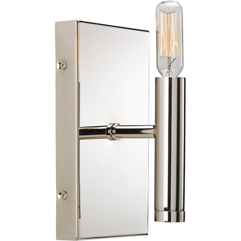 Manasi Dimmable Bath Sconce, Polished Nickel