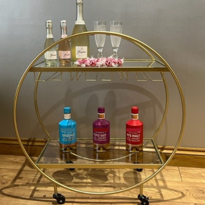 Jamille Metal Bar Cart