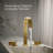 Components Bathroom Sink Spout With Ribbon Design