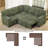 L-Shaped Sectional Sofa Bed