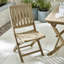 Table de salle à manger en bois massif Annily avec chaises Hamber - Design rustique moderne-105300774