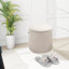 40cm Wide Round Cocktail Ottoman with Storage