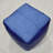 BBH HOMES HANDMADE ECO-FRIENDLY SQUARE SHAPED STUFFED BUFFALO LEATHER BLUE POUF - 14" x 14" x 14", Square Shape, Blue Color, Plain Solid Design, Genunie Buffalo Leather, Recycled Cotton Stuffed, Seating Pouf For Living Room, Study Room, Patio & Office-1795548425-1758030058-1758029855