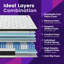 Matelas hybride simple TG 12 pouces Cooling Cooling-712265390