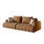 Causeuse-coussin modulaire brun 100% polyester-1566666893