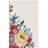 Chelsea Hand Tufted Wool/Cotton Floral Rug in Ivory/Rose-2027847423
