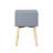 Side Table, Bedside Table With 2 Drawers, Mid-Century Modern Storage Nightstand, Small Bedside Table-2064229018