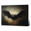 «Moody», art mural d'Halloween, affiche de chauve-souris encadrée pour maison de campagne, décoration murale gothique foncé
