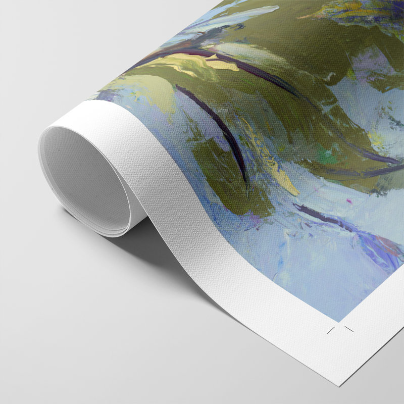 Ciel turquoise - impression sur toile seulement - non encadrée, H 60 po x l 40 po