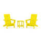 High-Density Polyethylene (HDPE) Outdoor Adirondack Chair With Table