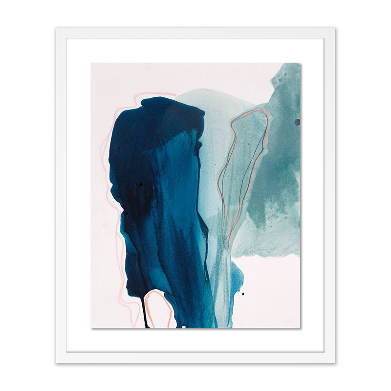 Depth Print by Kim Whiteside, White, 24" H x 20" W x 1.5" D