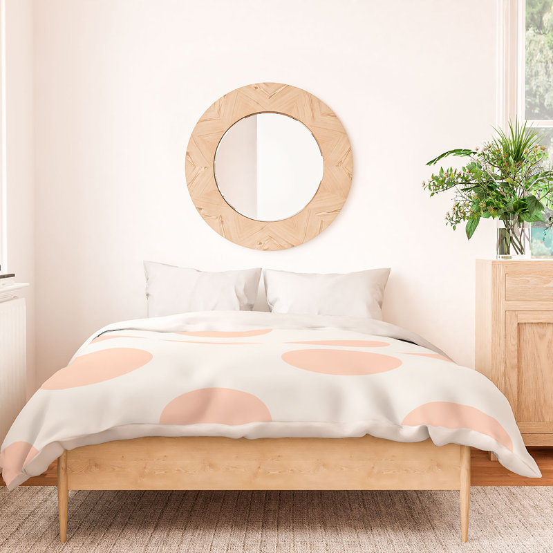 Housse de couette en microfibre, Housse de couette pour grand lit, Pêche
