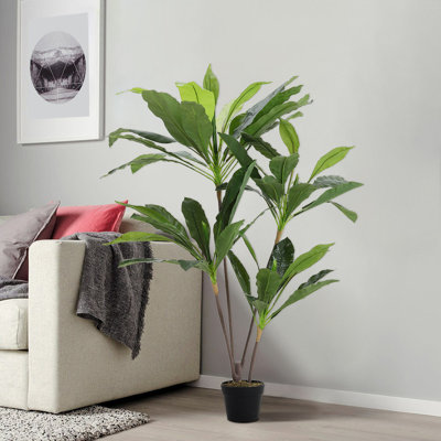 125cm Faux Foliage Plant in Pot Liner