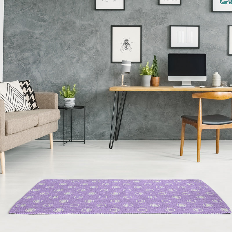 Chenille Geometric Indoor Rug, Rectangle 9' x 12'