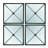 Metal Flat Wall Mirror