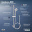 Awaken B90 24 In. Four-Function Handshower Kit, 2.5 Gpm-1548542631