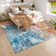 Abstract Tribal Washable Area Rug – Modern Non-Slip Carpet for Living Room, Bedroom & Entryway – Soft & Stain-Resistant Floor Mat