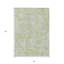 Tapis extérieur lavable abstrait vert artichaut 3 pi x 5 pi HomeRoots