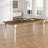 Vintage Traditional Extendable Dining Table Removable Leaf-2098595705