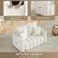 Causeuse rembourrée en tissu 58 po-498059224