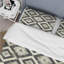 Ensemble de housse de couette beige à imprimé géométrique II - Mid-Century-109174270
