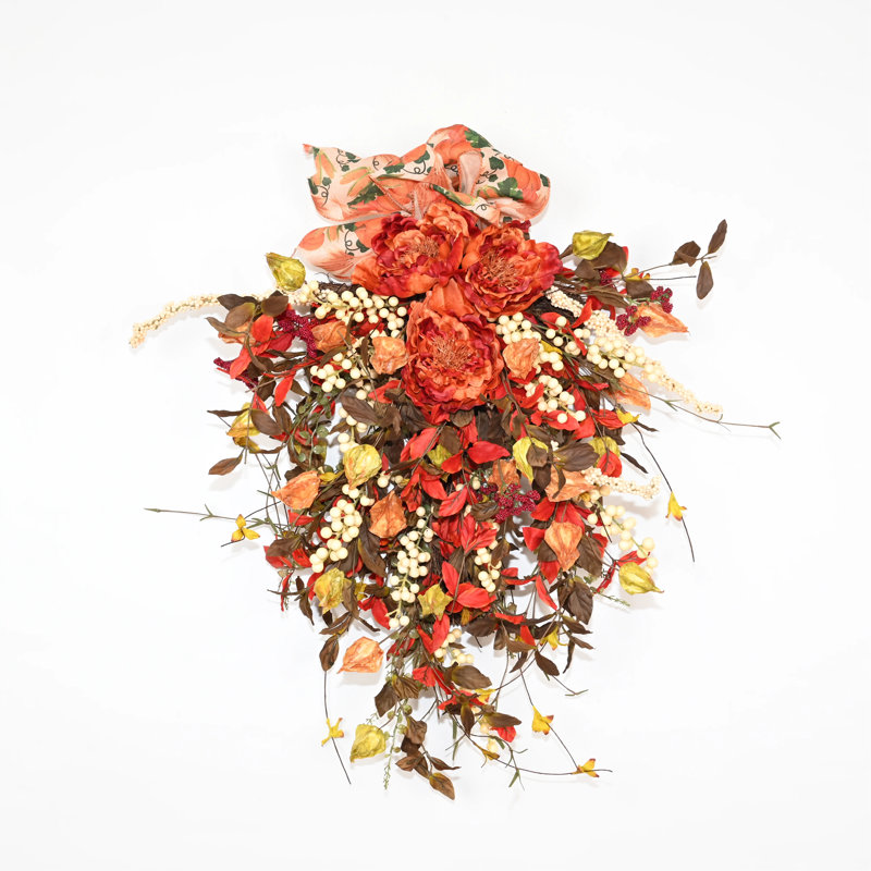 Faux feston d'automne, Rouge