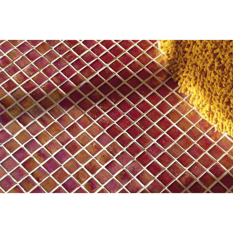 Wool 7/8" x 7/8" Cubes Glass Mosaic