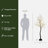 5.9Ft Lighted Birch Artificial Tree Decoration