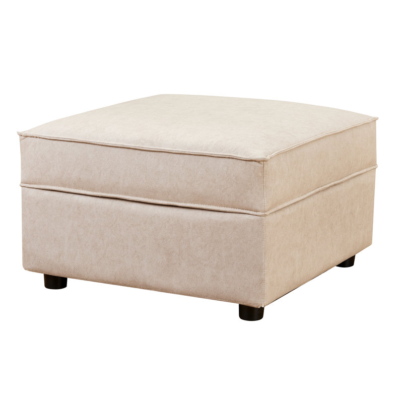 Module de repose-pieds rembourré avec rangement 26 po Dulvert