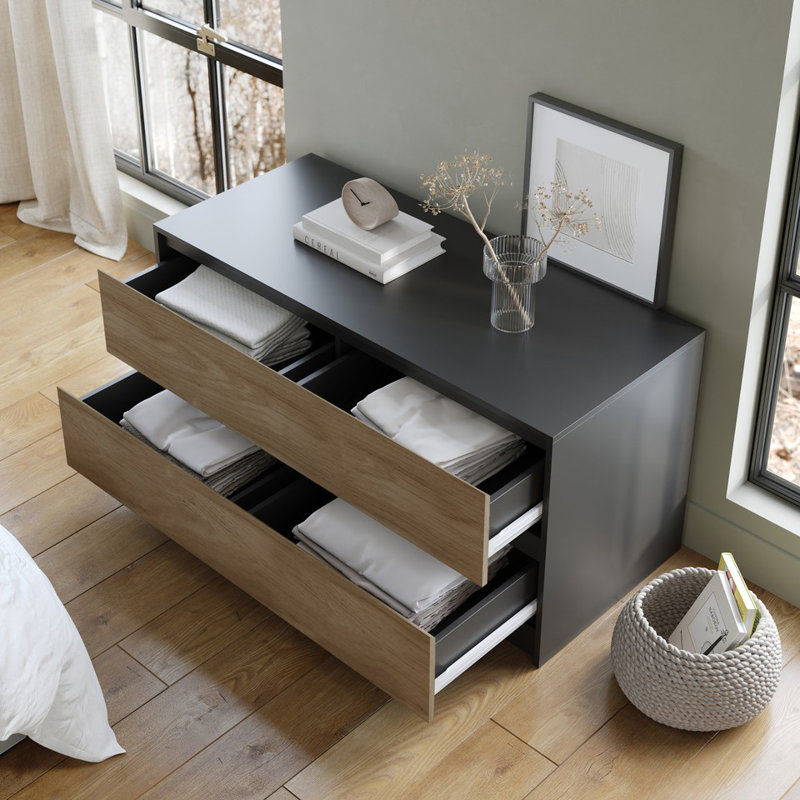 Rectangle Accent Chest, Black