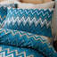 TYLER Cotton Blend Chevron Duvet Cover Set with Pillowcases Included-120030924-120030927