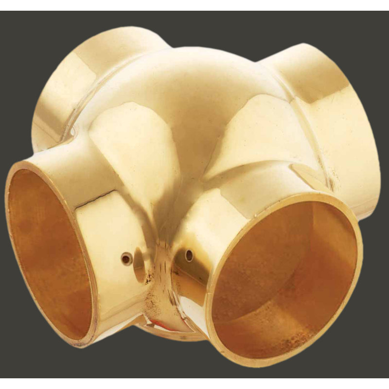 Ball Cross Fitting OD Bar Rail Connector