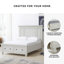 Grand lit avec rangement Donnika