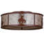 Rustic Lodge 4 - Light Flush Mount