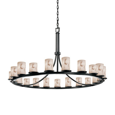 Lustre 21 lumières Aleynah avec chaîne supplémentaire
