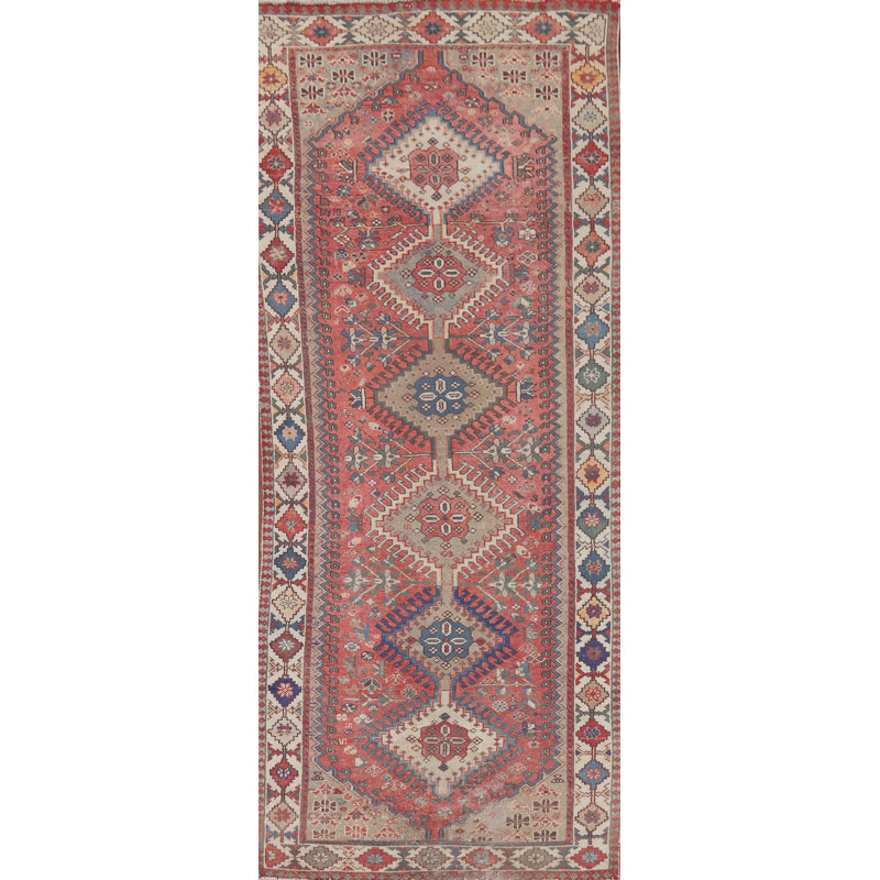Distressed Runner Rug 3x10