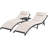 Outdoor Wicker Chaise Lounge , Cushion Included-2058257388