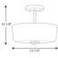 Luminaire suspendu cylindrique à 2 lumières Aiana-1970776258