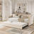 Upholstered daybed with Pop Up Trundle-1085081349