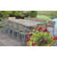 SoHo Teak Aluminum Outdoor Stacking Sidechair-210719846