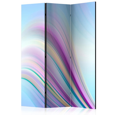 Haby 135cm W x 172cm H 3 - Panel Solid Wood Folding Room Divider