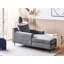 Agenore Velvet Chaise Lounge-1274988231