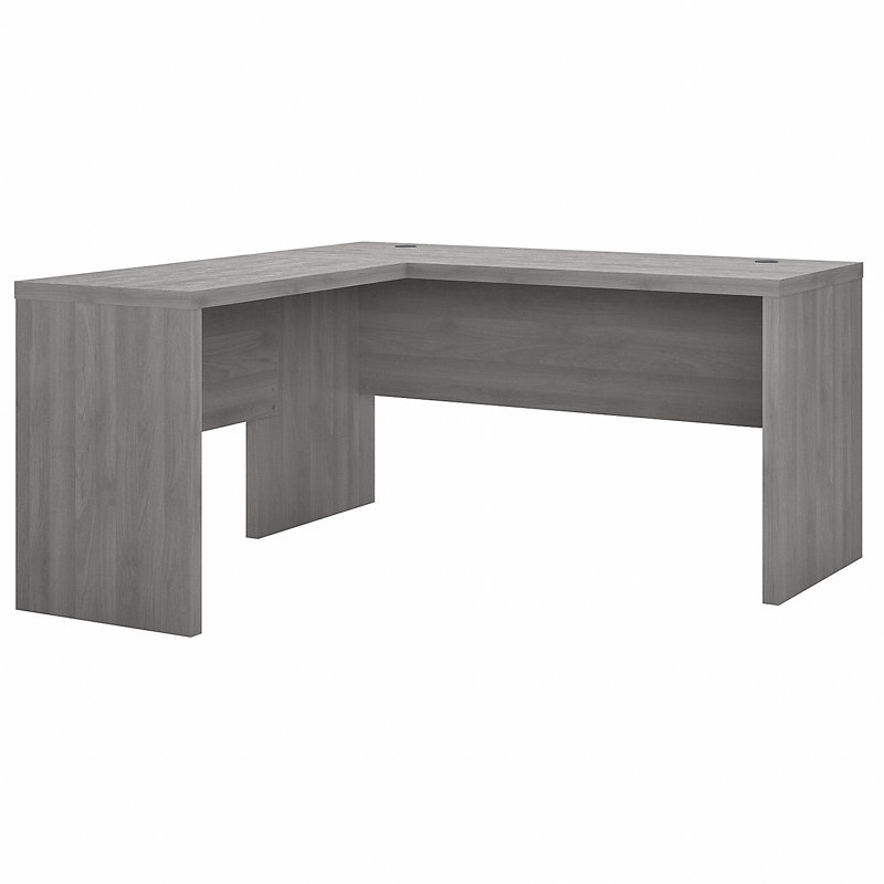 Bureau en forme de L Echo, Gris moderne