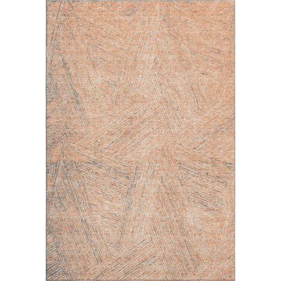 Premium Machine Washable Lyndhurst AMF991 Lines Rug