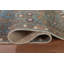 Tapis bleu surdimensionné 7 x 10 po