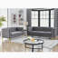 Canapé 3 places + 2 places. Velours-210891361