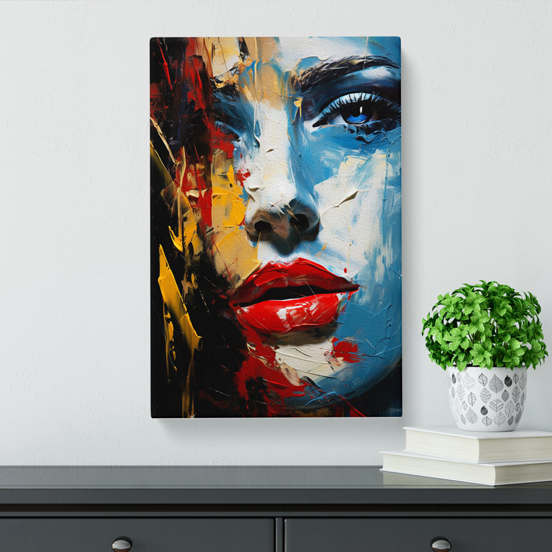 Woman Expressionism - Print, 50cm H x 35cm W x 3cm D
