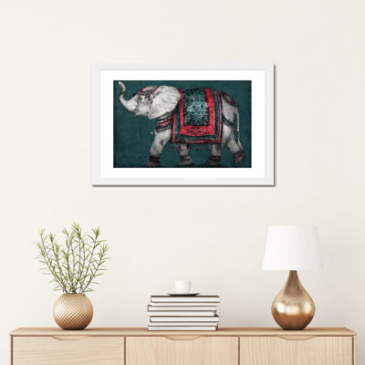 Éléphant Regal par Patricia Pinto-impression d’art graphique
