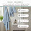 Ensemble de serviettes de bain 100% coton 100% coton Zel Twist Hazel de Home Weavers 500 g / m², 16 po x 24 po (8) (8 serviettes à main), bleu-130204314-130204317