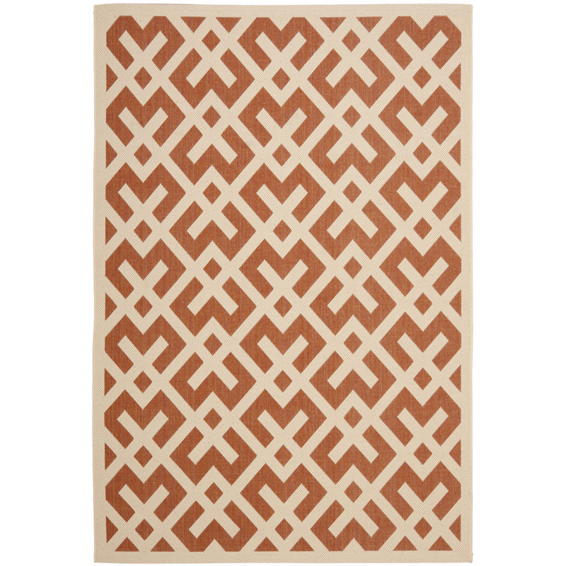 Tapis intérieur / extérieur Arneshia, Rectangle 2 pi 7 po x 5 pi